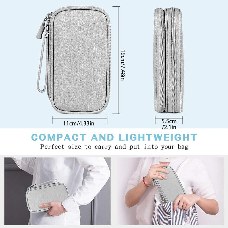 Portable Waterproof Travel Cable Organizer Pouch