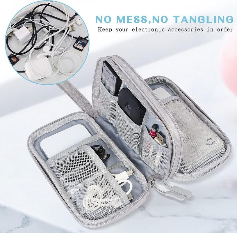 Portable Waterproof Travel Cable Organizer Pouch