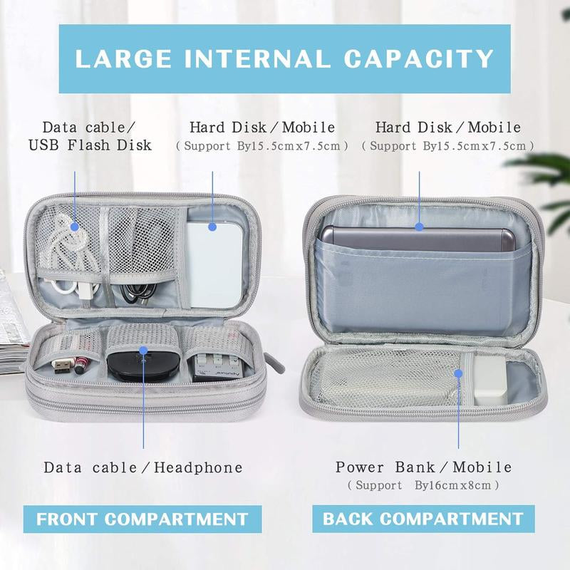 Portable Waterproof Travel Cable Organizer Pouch